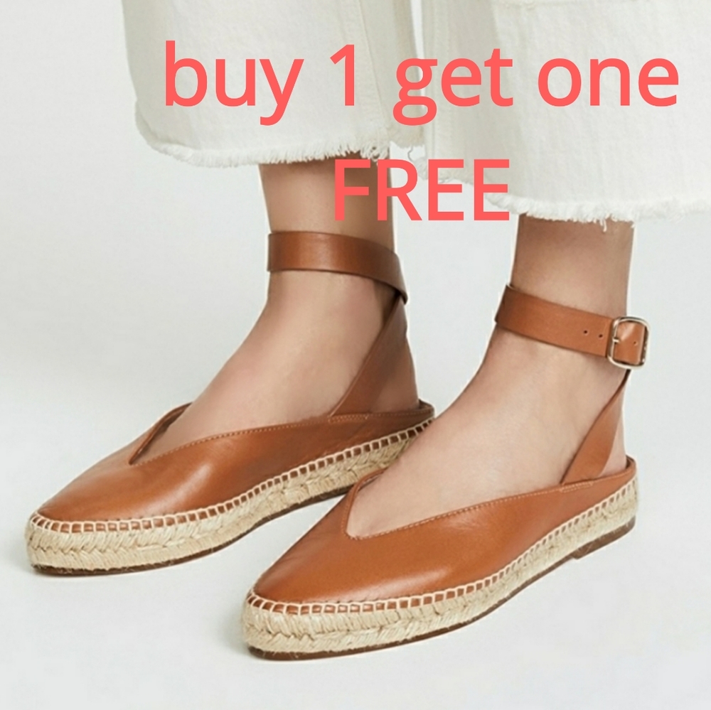 Espadrilles Stewart Weitzman Brown Toga flats - Picture 2 of 6